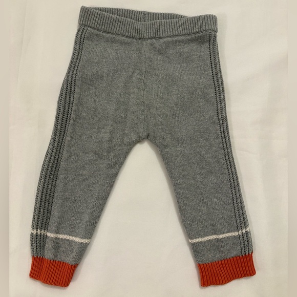 MORI Knit cardigan and pants Set with Orange Accents baby boy 9-12m, EUC - Picture 15 of 15